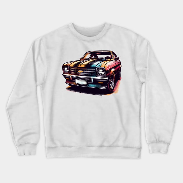 Chevrolet Vega Crewneck Sweatshirt by Vehicles-Art